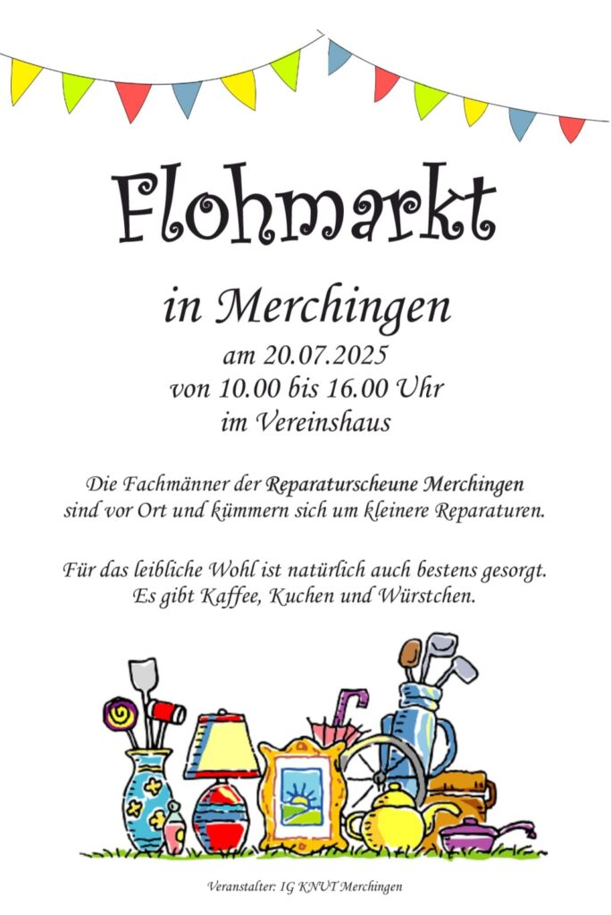 Flohmarkt am 20.07.2025